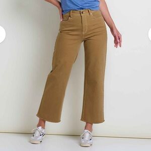 Toad&Co Balsam Cutoff Pant in Honey Brown